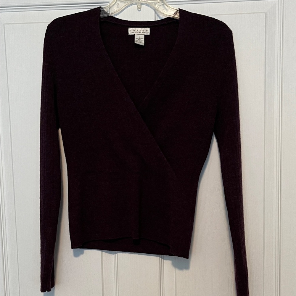 Tweeds Deep Purple Women's Sweater